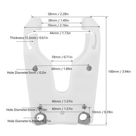 WQAPVHBG 5PCS/Lot ISO30 Tool Holder Clamp, Flame Proof Rubber CNC Machines Automatic Tool Changer, Sturdy ISO30 CNC Clamps for Machining Center, Woodworking Engraving Machine