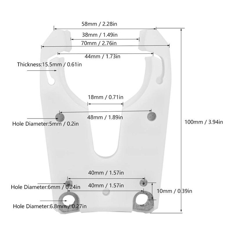 WQAPVHBG 5PCS/Lot ISO30 Tool Holder Clamp, Flame Proof Rubber CNC