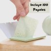 1000 Papel Absorbente De Grasa Elimina Brillo Facial
