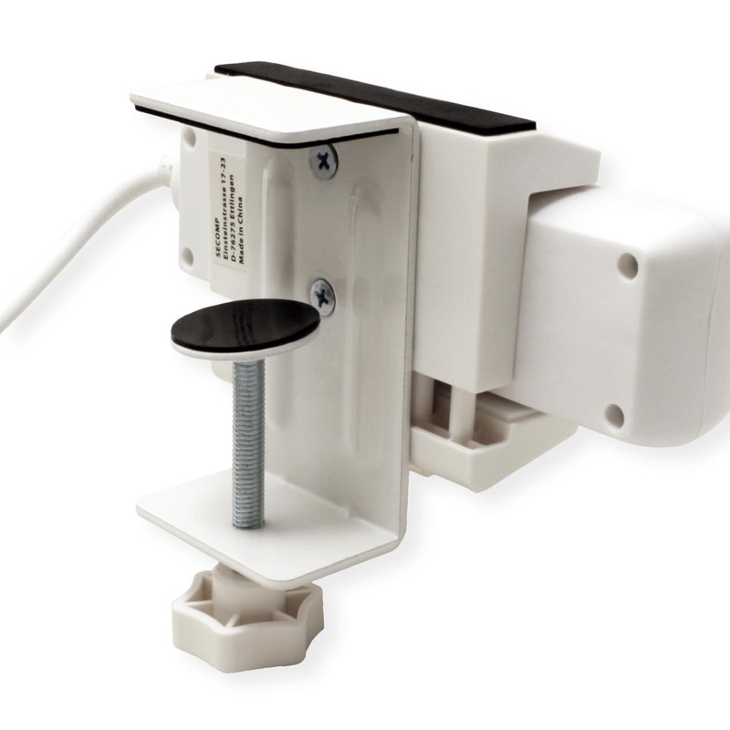 VALUE Table Base Clamp for Power Strip, White