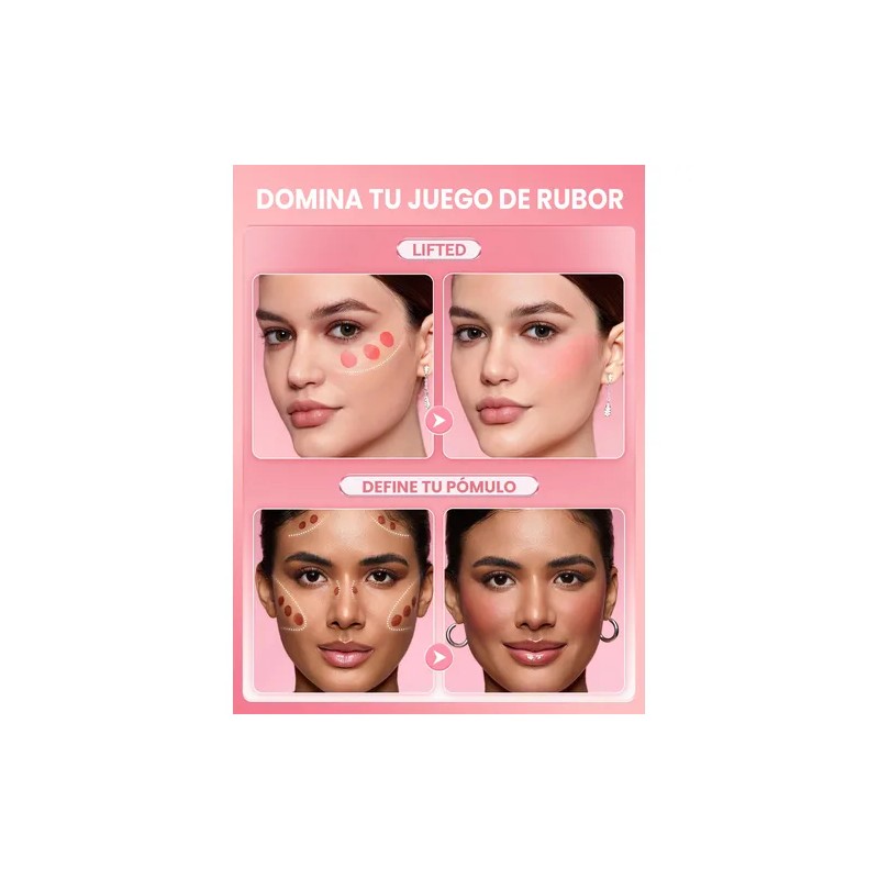 Rubor Líquido Sheglam Color Bloom para Mejillas, Tono Love Cake
