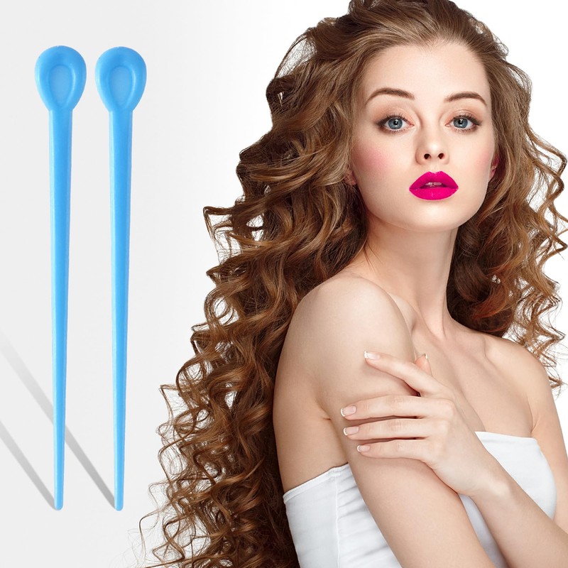 BEIQIYA 100pcs Brush Hair Roller Pick, Plastic Roller Pins for