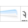 HEXIMO LED Stucco Strips 2-in-1, Indirect Illuminated Ceiling Mouldings XPS