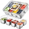 Stainless Steel Snackle Box Container, Dishwasher Safe Snack Box with