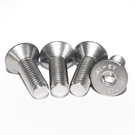 Pack of 25 M8 x 20 mm ISO 10642 A2 V2A Countersunk Screws with Hexagon Socket DIN 7991
