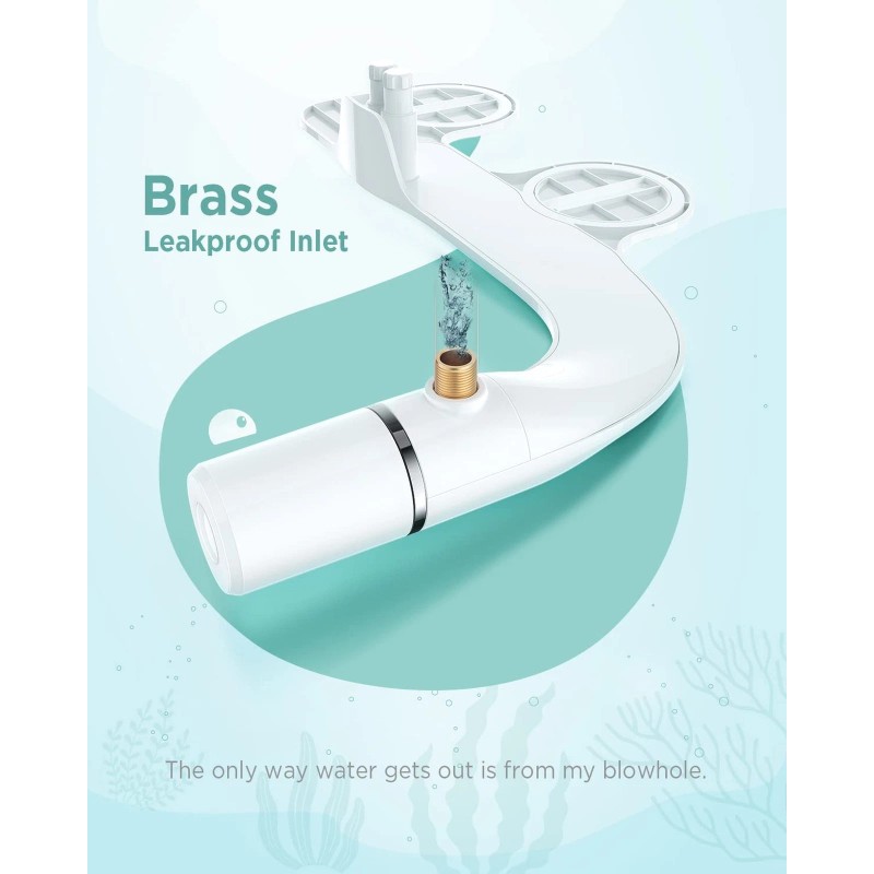 Ciays Bidet Attachment for Toilet Ultra-Slim Bidet Sprayer with Pressure