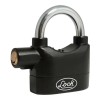 Candado Alarma Sonora Lock Caso70 70mm 110db Llave Puntos Color