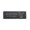 Door Sign Black Chicken with Desired Text Slate 22 x