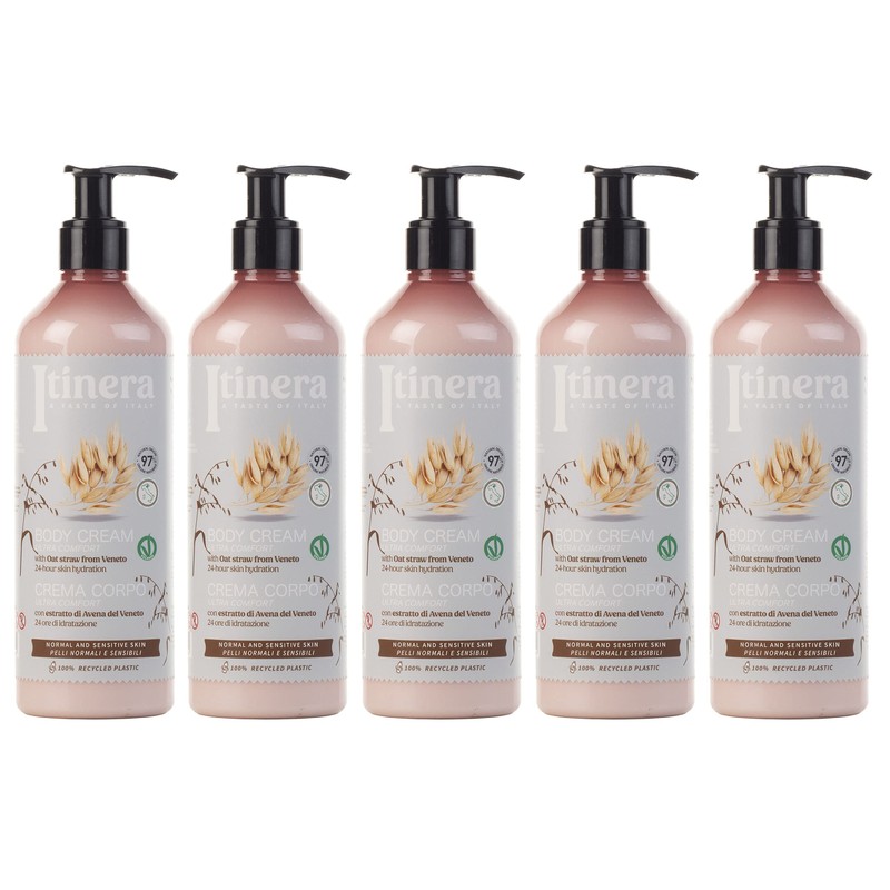 Itinera Cream, Body Lotion for Normal and Sensitive Skin, with