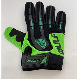 Wulfsport Kids Children Attack Motocross Motorbike Gloves Junior Off Eoad Trials Mountain Bike - Green 3XS