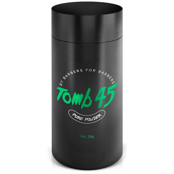 Tomb 45 Pure Powder (20g) | Lightweight Hair Styling Powder For Men | No Shine, Matte Finish | Men’s Volumizing Texture Powder For Curly, Thin, or Straight Hair Types | Barber Styling Products