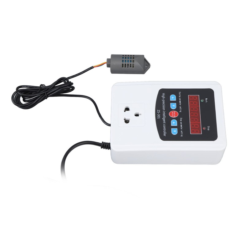 1500W Digital Humidity Controller LCD Display Humidistat Plastic Timing Air
