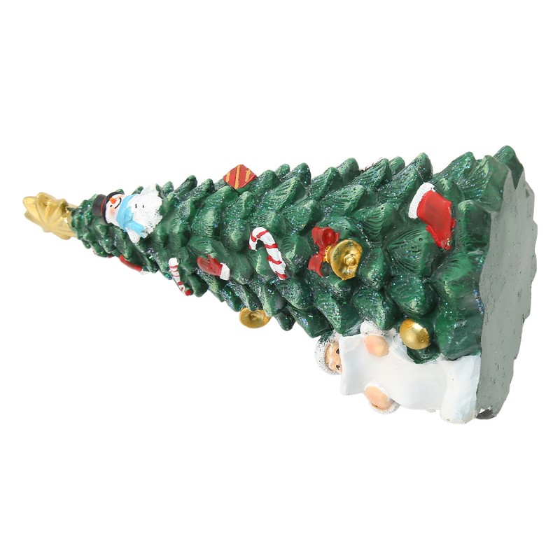 Christmas Tree Statue Durable Fadeless Resin Christmas Tree Figurine Exquisite