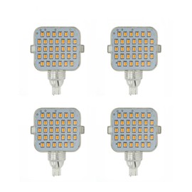 NAKED BULB NK-921-350WW LED Replacement EMI Suppressed Vented Bulb, Wedge T5 Base – i.e. (921 Type), 350 Lumen 8-20Volts Warm White (4 Pack)