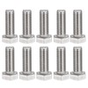 MroMax 10Pcs M10 x 30mm Hex Head Screws Bolts, 304
