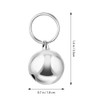 Suithink 6 Pieces 16MM SilverPet Collar Bells, Cat Dog Collar