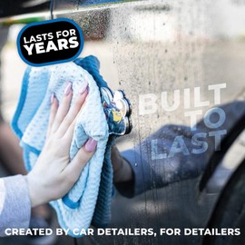 The Rag Company ザ ラグカンパニー ドライ ミー ア リバー 40×40cm 5枚入 Dry Me A River DMR 洗車 ドライングタオル ガラスタオル ライトブルー