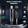 Depusheng 2.4GHz Wireless Microphone System Transmitter & Receiver with Volume
