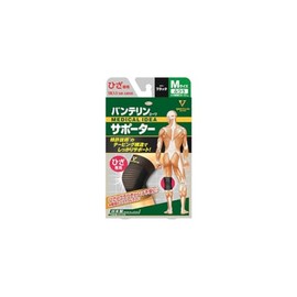 Kowa Vantelin Kowa Knee Supporter, Large Size, Black (1 Piece), Right and Left Leg