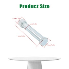 YSMN 2Pcs Mini Excavator Pins 25mm / 0.98in,Replaceable Bucket Linkage Pin Attachments,Replacement for Mini Excavator Bucket Link Pins Attachments