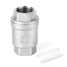 ERGAOBOY 1/2" BSP Female x Female Thread, 304 Cast Check Valve, Backflow Prevention