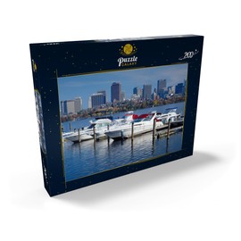 View over Charles River Basin to the Skyline of Boston, Massachusetts, USA - Premium 200 Piece Puzzle - MyPuzzle Special Collection by Puzzle Galaxy