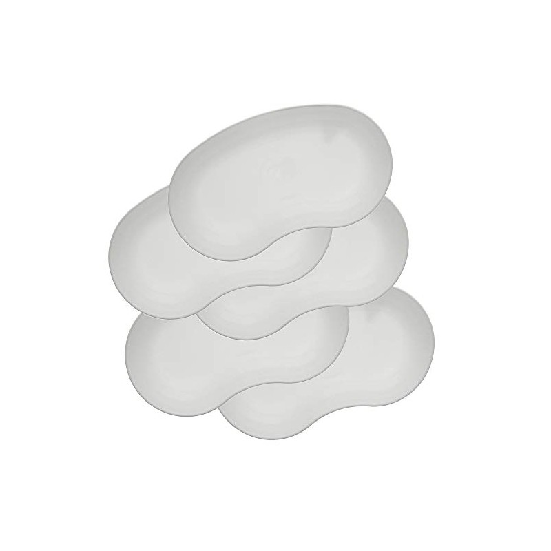 Kosmetex kidney bowl, plastic, white, food-safe, disinfectable, autoclavable, 26 cm,