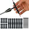NRJSSCC 8-Set Archery Bowstring Finger Guard, Bow String Finger Savers,