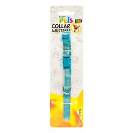 Fancy Pets Collar Extra Chico de Nylon con Bandas Reflejantes Ajustable para Perros Pequeños Seguridad y Paseo Diario