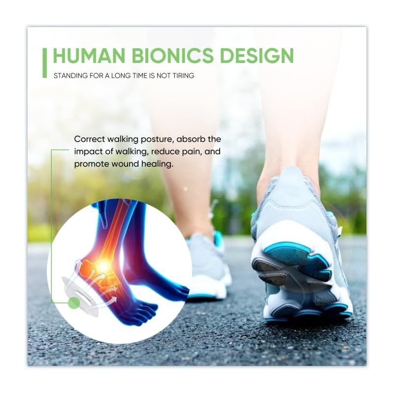 Heel Donut Cushions, Heel Cups, Silicon Insoles - 2 Pairs