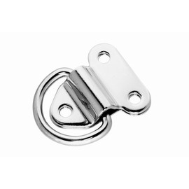 Dutyhook 6X40 Folding Pad Eye, Stainless Steel AISI 304