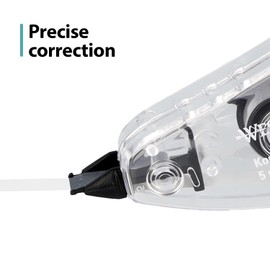 Westcott correction tape midway | correction roller with white correction layer 10m x 5mm | precise, highly opaque and can be written on immediately | E-743918 00