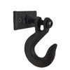 Industrial Design Cast Iron Coat Hook in Black