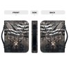 Poceacles American Flag Deer Retro Women Bible Carrying Case Multi-Purpose