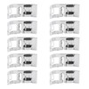 10PCS Straight Stitch Presser Foot Mini Portable Durable Stainless Steel