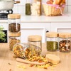 Suclain 6 Pcs 16 oz Glass Jars with Airtight Lids