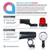 Bicycle Light Set (German Road Traffic Licensing Regulations), Approved LED