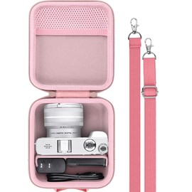 Baval Camera Case Compatible with YIGLLO/Zostuic/Duluvulu/VJIANGER/Gavonde 4K Digital Camera for Photography Auto-Focus Vlogging Camera with 3inch 180° Flip Screen(Pink Case)