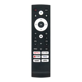 ERF3AF90H Replacement Voice Remote Control Fit for Hisense ULED 4K UHD Google Android Smart TV A53F / A65H / A66G / A68H / A6G / U6H Series 100U76N 50A65H 55A65H 65A65H 75A65H 5A6H 70A6H 75U65H