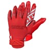 Battle Triple Threat Adult Receiver Gloves - Red, Medium