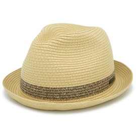 Zaction EdgeCity Foldable Machine Washable Hat, Straw Hat, Large Size, Short Brim, UV Protection, beige 1, 59.0-61.0 cm
