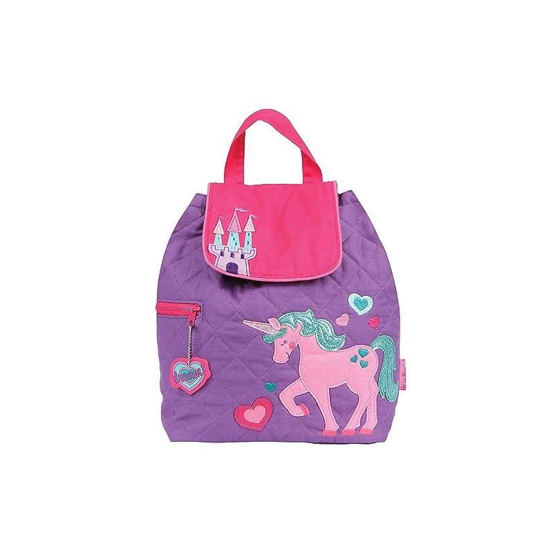 Stephen Joseph Quilted Children's Backpack, 33 cm, 2 L, Purple