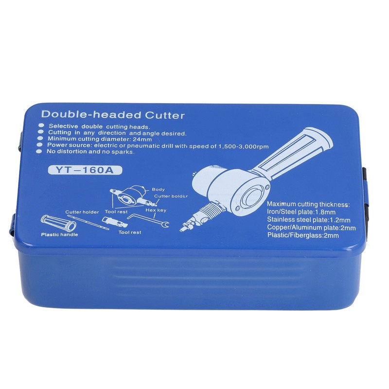 Double Head Sheet Metal Nibbler Cutter Adjustment High Hardness Multifunctional