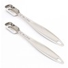 BERYLER 2PCS 1/2Teaspoon (2.5ml) Single Measuring Spoon, Individual Stainless Steel