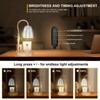 TOACSUCP Candle Warmer Lamp with 3 Bulbs, Adjustable Height Dimmable