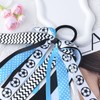 Soccer Hair Ribbons for Women Tassel Hair Band Team Ribbon