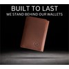 Stealth Mode Trifold Leather Wallet for Men with ID Holder