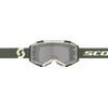 Scott Fury LS MX Goggle Cross/MTB Goggle Khaki Green/Beige/Light Sensitive