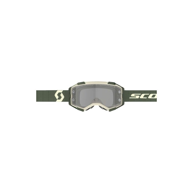 Scott Fury LS MX Goggle Cross/MTB Goggle Khaki Green/Beige/Light Sensitive