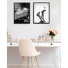 EcoHest 12x16 in Martini Glass Legs Framed Wall Art for